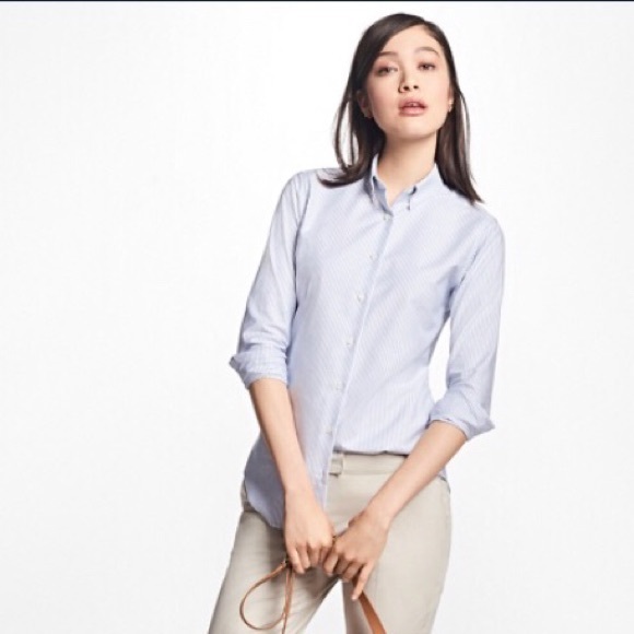 brooks brothers womens oxford shirt